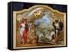 Allegory of the Power of Great Britain by Sea, Design for a Decorative Panel-Sir James Thornhill-Framed Stretched Canvas