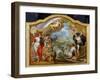 Allegory of the Power of Great Britain by Sea, Design for a Decorative Panel-Sir James Thornhill-Framed Giclee Print