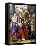 Allegory of the Regency of Anne of Austria-Laurent de La Hyre-Framed Stretched Canvas