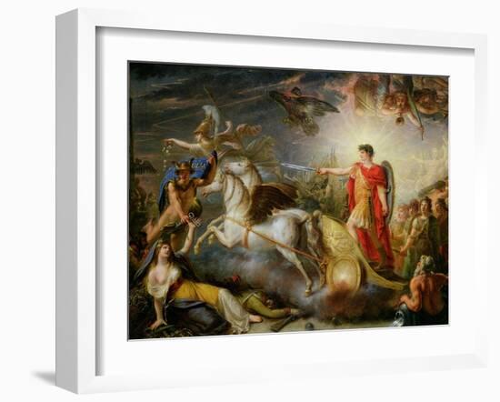 Allegory of the Surrender of Ulm, 20th October 1805-Antoine Francois Callet-Framed Giclee Print