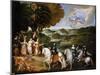 Allegory of the Treaty of the Pyrenees (Allegory of the Marriage of Louis XI)-Claude Deruet-Mounted Giclee Print