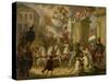 Allegory of the Triumphal Procession of the Prince of Orange-Cornelis van Cuylenburgh II-Stretched Canvas