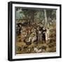 Allegory of the Truce of 1609 Between the Netherlands and Spain, Detail, 17th Century-Adriaen van de Venne-Framed Giclee Print
