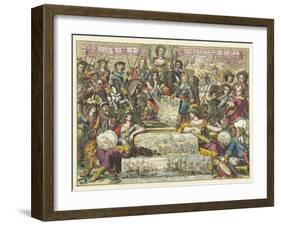 Allegory of the Victory of the Allies in 1704, 1704-1705-Romeyn De Hooghe-Framed Giclee Print