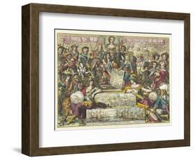 Allegory of the Victory of the Allies in 1704, 1704-1705-Romeyn De Hooghe-Framed Giclee Print