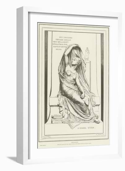 Allegory of Thought-Henri Michel Antoine Chapu-Framed Giclee Print