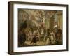 Allegory of Triumphal Procession of Prince of Orange, Hero of Waterloo, 1815-Cornelis van Cuylenburgh II-Framed Giclee Print