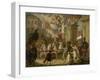 Allegory of Triumphal Procession of Prince of Orange, Hero of Waterloo, 1815-Cornelis van Cuylenburgh II-Framed Giclee Print