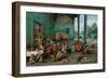 Allegory of Tulip Mania, Middle of 17Th C. (Oil on Wood)-Jan the Younger Brueghel-Framed Giclee Print