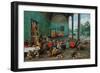 Allegory of Tulip Mania, Middle of 17Th C. (Oil on Wood)-Jan the Younger Brueghel-Framed Giclee Print