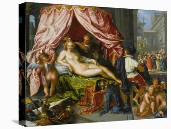 Allegory of Vanity, 1620-Pieter Isaacsz-Stretched Canvas