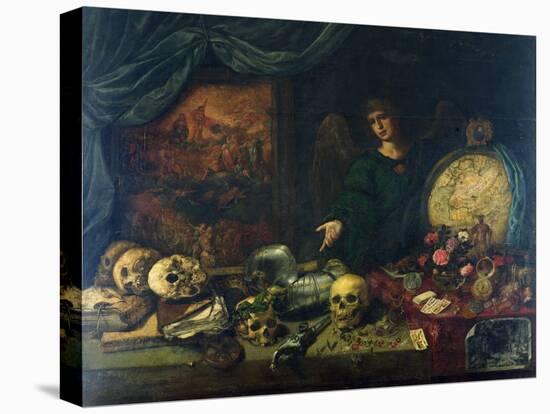 Allegory of Vanity, 1650-60-Antonio Pereda y Salgado-Stretched Canvas