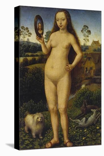 Allegory of Vanity, Left Panel of a Travel Altar-Hans Memling-Stretched Canvas