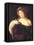 Allegory of Vanity, or Young Woman with a Mirror, circa 1515-Titian (Tiziano Vecelli)-Framed Stretched Canvas