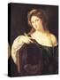 Allegory of Vanity, or Young Woman with a Mirror, circa 1515-Titian (Tiziano Vecelli)-Stretched Canvas