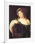 Allegory of Vanity, or Young Woman with a Mirror, circa 1515-Titian (Tiziano Vecelli)-Framed Giclee Print