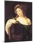 Allegory of Vanity, or Young Woman with a Mirror, circa 1515-Titian (Tiziano Vecelli)-Mounted Giclee Print