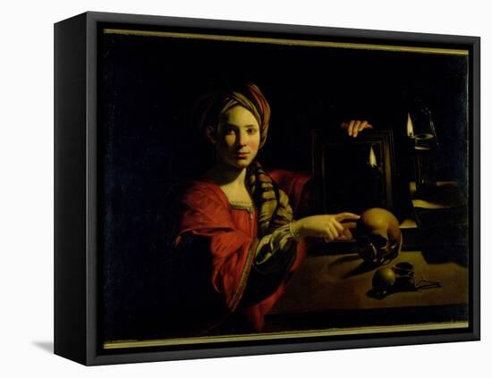 Allegory of Vanity-Trophime Bigot-Framed Stretched Canvas