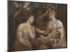 Allegory of Venus and Cupid, C.1600-Titian (Tiziano Vecelli)-Mounted Giclee Print