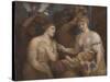 Allegory of Venus and Cupid, C.1600-Titian (Tiziano Vecelli)-Stretched Canvas