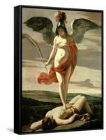 Allegory of Victory-Louis Le Nain-Framed Stretched Canvas
