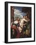 Allegory of Virtue and Vice or Hercules' Choice, Circa 1580-Paolo Caliari-Framed Giclee Print