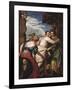 Allegory of Virtue and Vice or Hercules' Choice, Circa 1580-Paolo Caliari-Framed Giclee Print