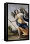 Allegory of Virtue Said before Allegory of Victory-Simon Vouet-Framed Stretched Canvas