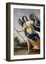 Allegory of Virtue Said before Allegory of Victory-Simon Vouet-Framed Giclee Print