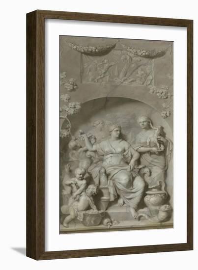 Allegory of Wealth-Gerard De Lairesse-Framed Art Print