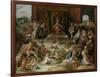 Allegory on the Abdication of Emperor Charles V in Brussels, C.1630-40-Frans Francken the Younger-Framed Giclee Print