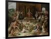 Allegory on the Abdication of Emperor Charles V in Brussels, C.1630-40-Frans Francken the Younger-Framed Giclee Print