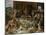 Allegory on the Abdication of Emperor Charles V in Brussels, C.1630-40-Frans Francken the Younger-Mounted Giclee Print