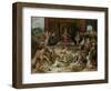 Allegory on the Abdication of Emperor Charles V in Brussels, C.1630-40-Frans Francken the Younger-Framed Giclee Print