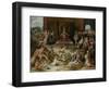 Allegory on the Abdication of Emperor Charles V in Brussels, C.1630-40-Frans Francken the Younger-Framed Giclee Print