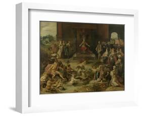 Allegory on the Abdication of Emperor Charles V in Brussels October 1555, 1642-Frans Francken the Younger-Framed Giclee Print