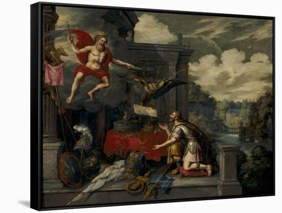 Allegory on the Coronation of Ferdinand II on 9th September 1619, after 1619-Ambrosius the Elder Francken-Framed Stretched Canvas