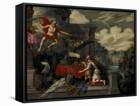 Allegory on the Coronation of Ferdinand II on 9th September 1619, after 1619-Ambrosius the Elder Francken-Framed Stretched Canvas