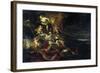 Allegory on the Raid on Chatham-Cornelis Bisschop-Framed Art Print