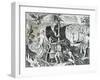 Allegory on the Travels of Ferdinand Magellan-Theodore de Bry-Framed Giclee Print