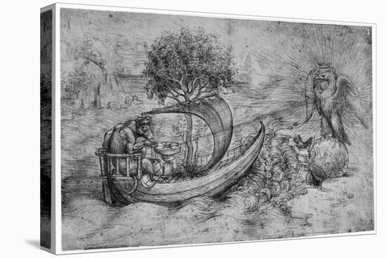 Allegory with Wolf and Eagle, C1516-Leonardo da Vinci-Stretched Canvas