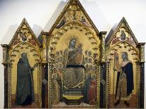 Virgin and Child with Saints, 1369, Triptych-Allegretto Nuzi-Framed Stretched Canvas