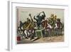 Allegro Furioso' - a Monkey Orchestra-null-Framed Art Print