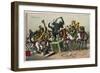 Allegro Furioso' - a Monkey Orchestra-null-Framed Art Print