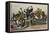 Allegro Furioso' - a Monkey Orchestra-null-Framed Stretched Canvas