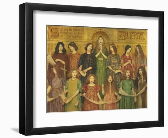 Alleluia-Thomas Cooper Gotch-Framed Giclee Print