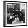 Allen Ginsberg and Gregory Corso During a Poetry Reading Party-null-Framed Premium Photographic Print
