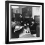 Allen Ginsberg and Gregory Corso During a Poetry Reading Party-null-Framed Premium Photographic Print