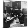 Allen Ginsberg and Gregory Corso During a Poetry Reading Party-null-Mounted Premium Photographic Print