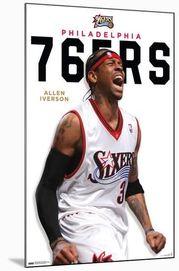 Allen Iverson - Feature Series 23-Trends International-Mounted Poster